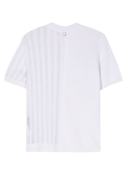 Pletené tričko Jacquemus bílé