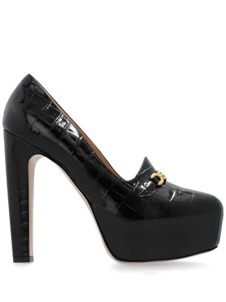 Platform læder pumps Tom Ford sort