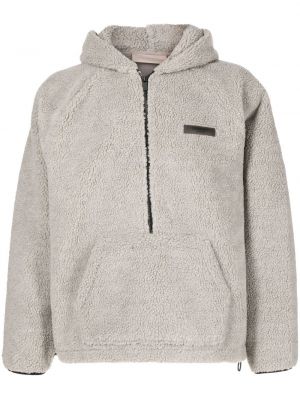 Zip hettegenser Fear Of God Essentials grå