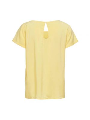 Koszulka z krótkim rękawem Only żółta