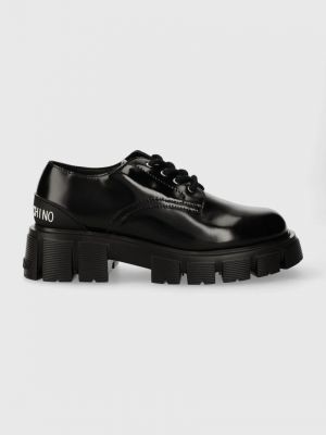 Pantofi oxford cu platformă Love Moschino negru