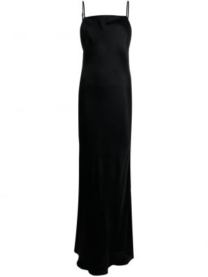 Σατέν μάξι φόρεμα Aeron μαύρο