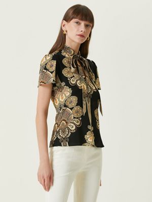 Шелковая блузка с узором пейсли Etro