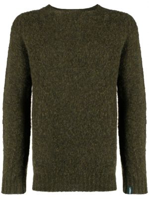 Vlnený sveter s okrúhlym výstrihom Mackintosh zelená