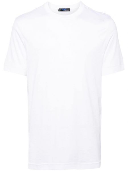 T-shirt aus baumwoll mit rundem ausschnitt Kiton weiß