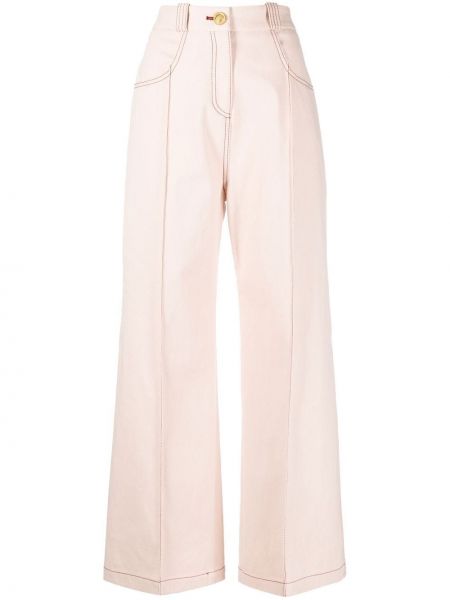 Relaxed панталон Giambattista Valli розово