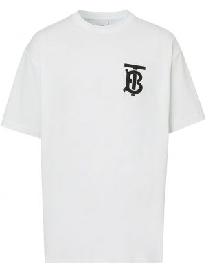 Camiseta oversized Burberry blanco