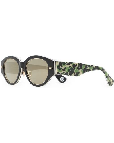 Sonnenbrille mit print mit camouflage-print A Bathing Ape® grün
