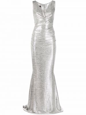 Вечернее платье с пайетками с V-образным вырезом Talbot Runhof