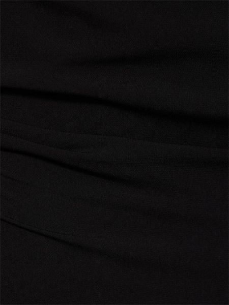 Vestido largo de crepé 16arlington negro