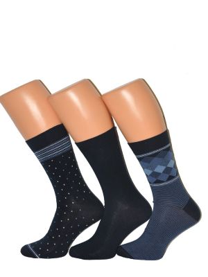 Чорапи Cornette синьо