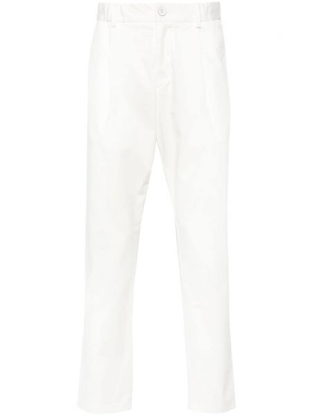 Pantaloni plisate Herno alb