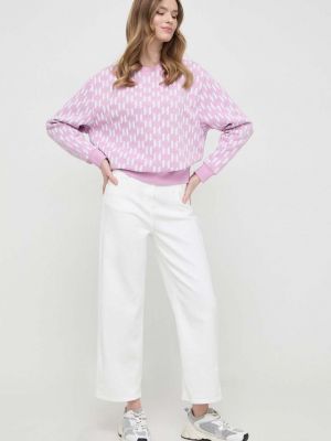 Bluza Karl Lagerfeld różowa