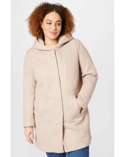 Cappotto Only Carmakoma beige