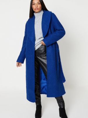 Длинное пальто Dorothy Perkins синее
