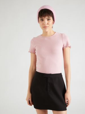 T-shirt en tricot Gina Tricot rose