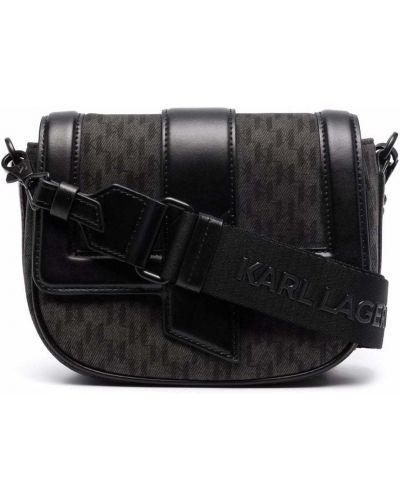 Bolsa de hombro Karl Lagerfeld gris