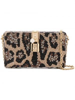 Clutch Dolce & Gabbana brun