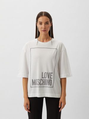 Лонгслив Love Moschino белый
