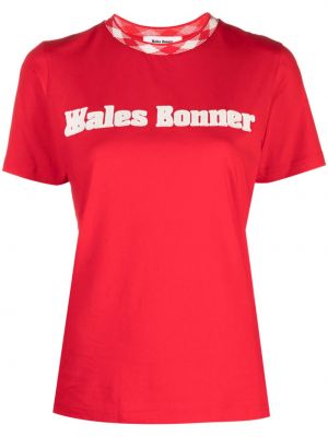 Tričko Wales Bonner červená
