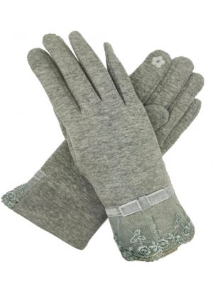 Кружевные перчатки Ll Accessories серые