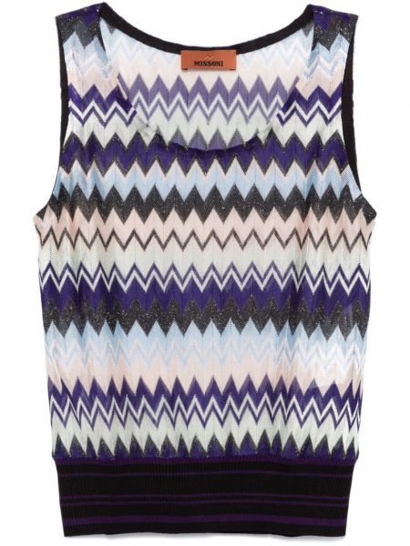 Top Missoni lilla