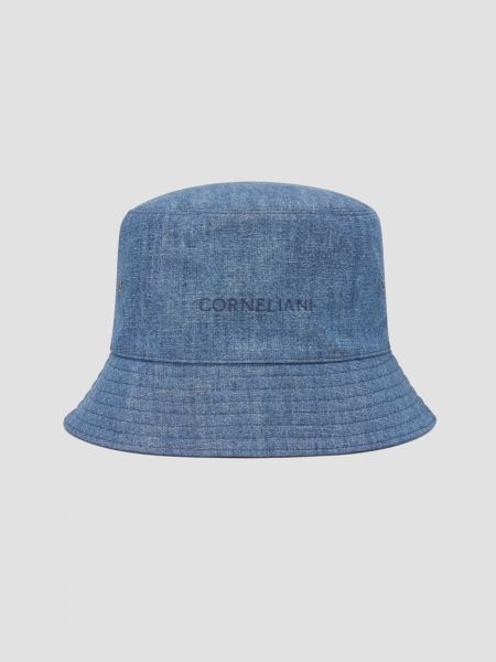 Шляпа Corneliani голубая