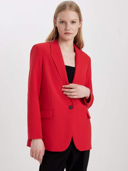 Oversized blazer Defacto rdeča