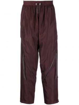 Teplákové nohavice na zips Saul Nash fialová