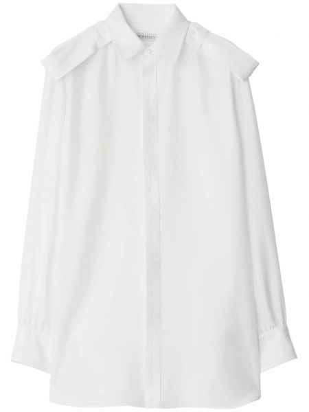 Svilena košulja Burberry bijela