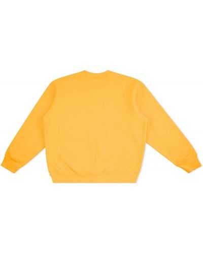 Sweatshirt mit rundhalsausschnitt Supreme gelb