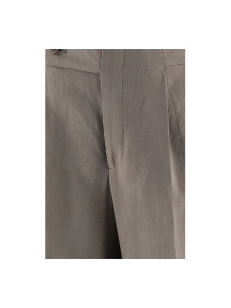 Pantalones rectos plisados Giorgio Armani beige