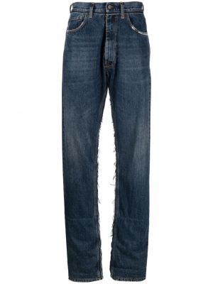Zerrissene jeans ausgestellt Maison Margiela blau