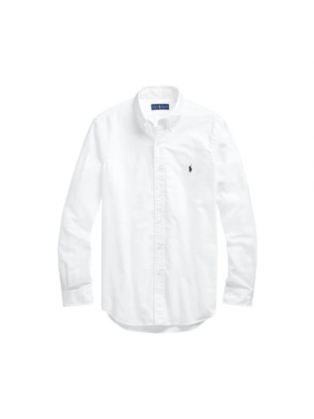 Koszula z długim rękawem sportowa Ralph Lauren biała