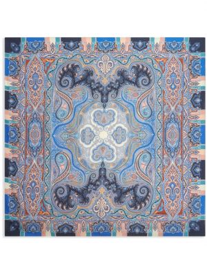 Kaschmir schal mit print mit paisleymuster Etro blau