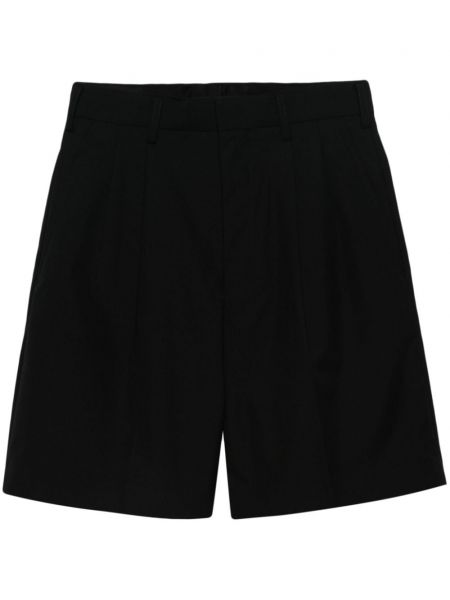 Shorts ajustées en laine Junya Watanabe noir