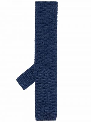Corbata de punto Tom Ford azul