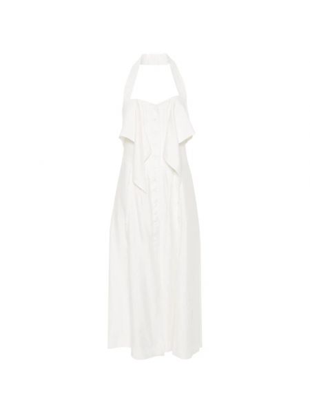 Sukienka midi z frędzli Cult Gaia biała