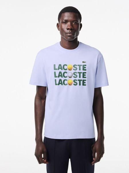 Camiseta de algodón con estampado Lacoste