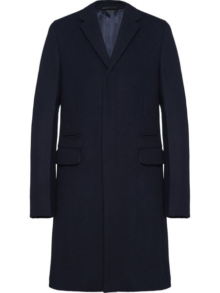 Mantel mit geknöpfter Prada blau