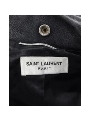 Chaqueta de cuero Saint Laurent Vintage