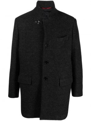 Vlněný kabát Fay černý