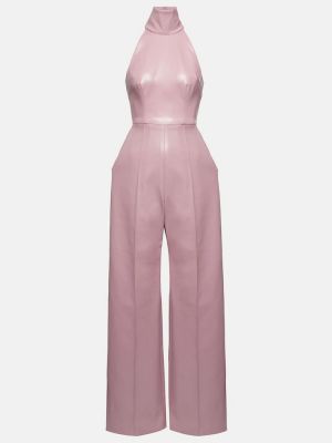 Δερμάτινη ολόσωμη φόρμα από δερματίνη Alex Perry ροζ