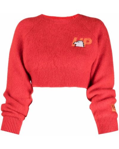 Jersey con estampado de tela jersey Heron Preston rojo