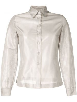 Camisa Chanel Pre-owned plateado