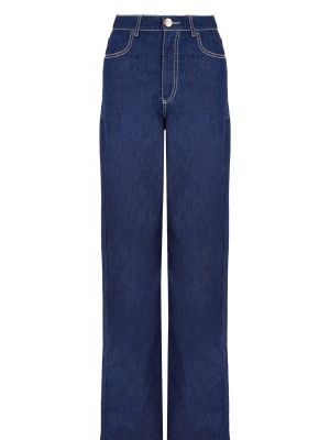 Синие прямые джинсы Emporio Armani