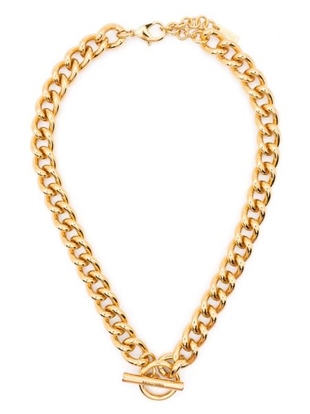 Collier Moschino doré