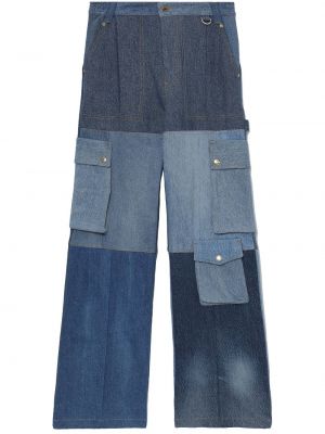 High waist jeans Marine Serre blau