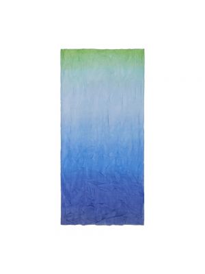 Bufanda con efecto degradado plisada Desigual azul