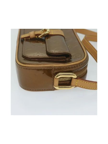 Bolso cruzado de cuero Louis Vuitton Vintage marrón